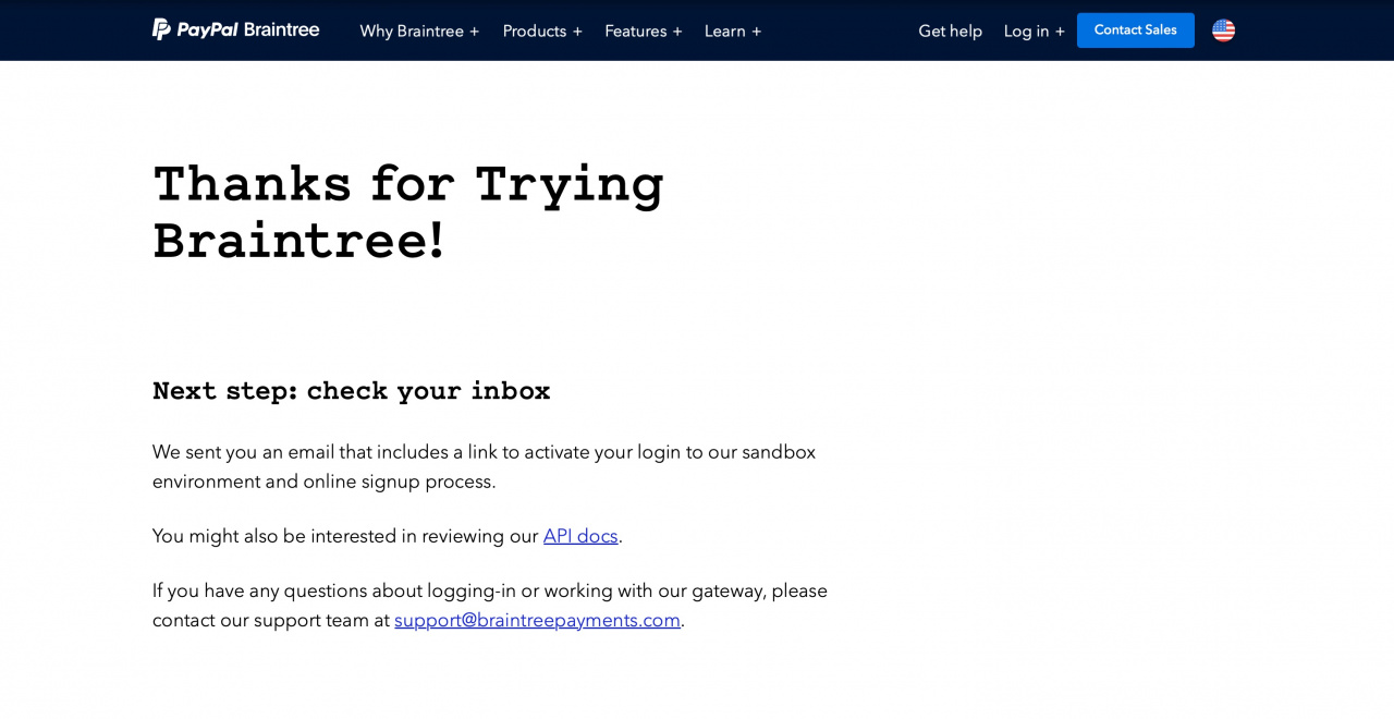 Braintree Integration app